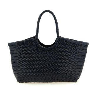 Dragon Diffusion Borsa in Pelle Intrecciata - - Bags - Donna - Blu - ONE SIZE