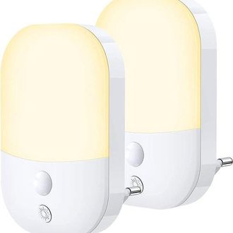 OEM Luz Nocturna Led Con Sensor De Luz, Bombilla Inteligente De Bajo Consumo, 0,3 W, Plug-and-play, Luz C&aacute;lida, Paquete De 2 Unidades