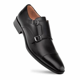 Mezlan Mens Actore Cap Toe Dress Shoes In Black