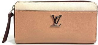 Louis Vuitton Pre-owned Vintage leren portemonnee - Dames - Vintage Accessoires - Beige - ONE Size - Leer - Vintage