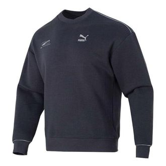 Puma Casual Logo Printed Sweater Navy 625075-17