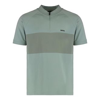 HUGO BOSS Hugo, Polo Shirts, male, Green, Size: 2XL Sport Polo