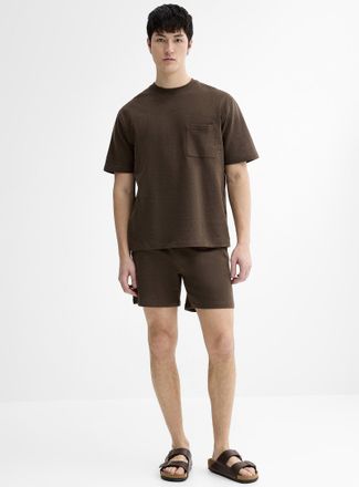 Le 31 Mens Hemp and organic cotton lounge short Inseam: 6