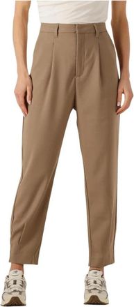 Copenhagen Muse Beige Tailor Pants voor dames - Dames - Slim Fit Broeken - Beige - S - Broeken