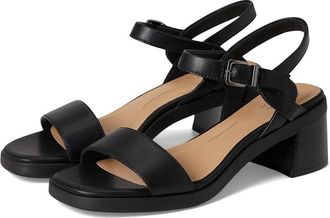 Clarks Jaylan Ray Womens Sandals Black Leather : 5.5 B - Medium