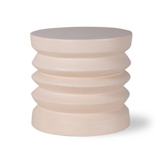 HKliving Terra Beistelltisch, &Oslash; 38 cm, cream