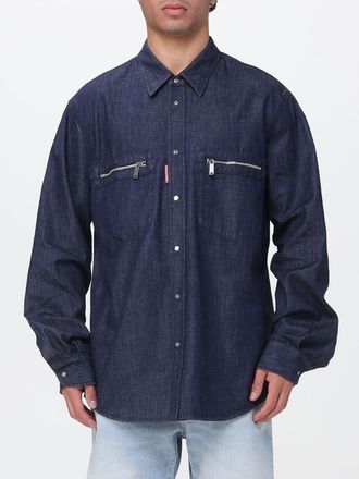 Dsquared2 Camicia casual in denim di cotone