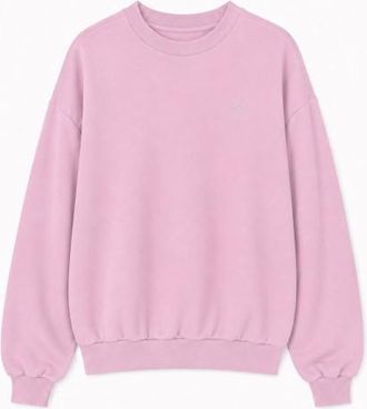 Mazine Monica Sweater Pullover f&uuml;r Damen | rosa/wei&szlig;