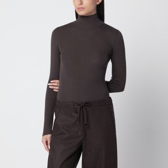 Max Mara Dolcevita marrone in lana vergine