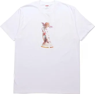 SUPREME SS19 Cupid Tee White Angel Printing Short Sleeve Unisex SUP-SS19-687