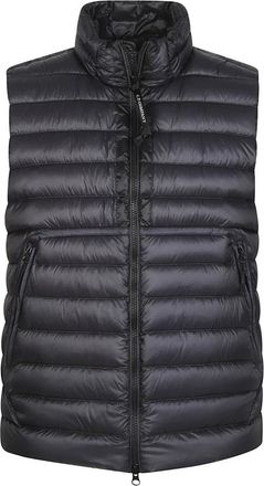 C.P. Company DD-shell Down Vest - Heren - Bodywarmers - Blauw - S - Leer - Jassen