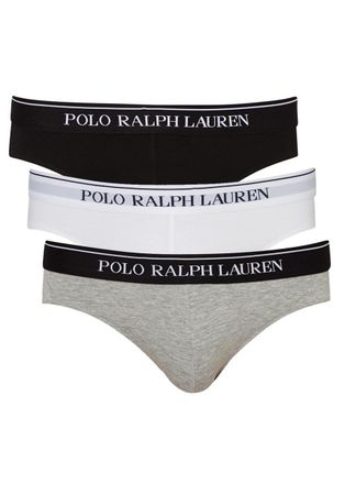 Polo Ralph Lauren Stretch-cotton Briefs - set of Three - Multicoloured - XL