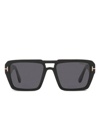 Tom Ford Eyewear Redford TR pilot-frame sunglasses - men - Acetate - 56 - Black