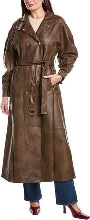Bardot Milana Vegan Leather Trench