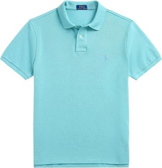 Polo Ralph Lauren Polo in cotone con ricamo logo - Blu