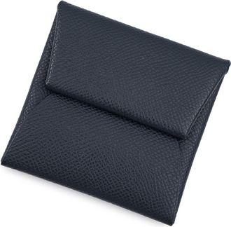 Herm&egrave;s Blue Indigo Epsom Leather Coin Purse/Coin Case (Pre-Owned)