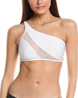 Norma Kamali Snake Mesh Bikini Top