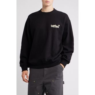 Carhartt Work in Progress Wiptopia Graphic Sweatshirt in Black at Nordstrom, Size Large