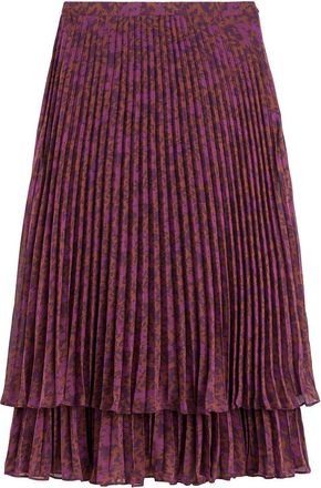 La Redoute Collections Lange, bedrukte plissérok