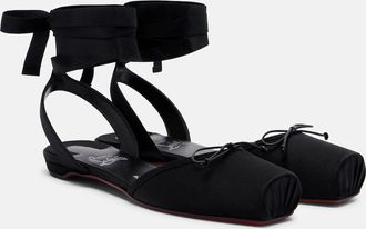 Christian Louboutin Cassia satin flats