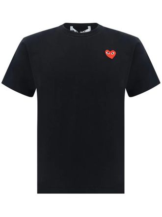Comme Des Garçons Red Emblem Heart T-Shirt