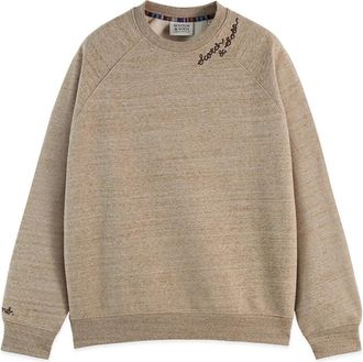 Scotch & Soda Heren, Sweatshirts & Hoodies, Bruin, Maat: 2XL