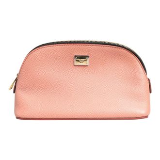 Dolce & Gabbana Clutches, female, Beige, Size: ONE SIZE Zip-Around Pouch Wallet