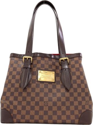 Louis Vuitton Damier Damier Canvas Ebene Damier Canvas Tote Bag (Pre-Owned)