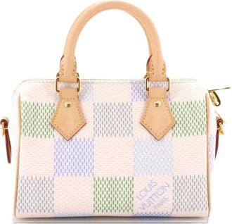 Louis Vuitton Speedy Bandouliere Bag Limited Edition Damierlicious Giant 20 satchel - Blauw