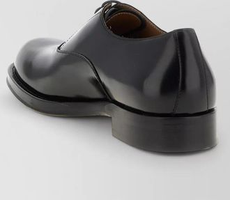 Dries Van Noten leather derby lace-up shoes