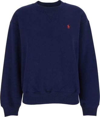 Polo Ralph Lauren Sweater met geborduurd logo - Blauw
