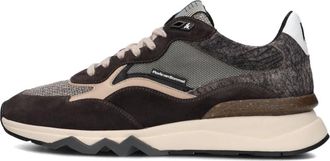 Floris Van Bommel Grijze Su&egrave;de Lage Sneakers - Heren - Sneakers - Veelkleurig - 40 2/3 EU - Su&egrave;de - Schoenen