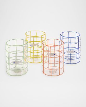 Jonathan Adler Amalfi 12.9 oz. Glasses, Set of 4