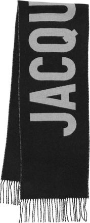 Jacquemus Wollen Sjaal - unisex - Wintersjaals - Zwart - ONE Size - Wol - Accessoires