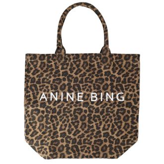 Anine Bing Dames, Tassen, Bruin, Maat: ONE Size Katoen