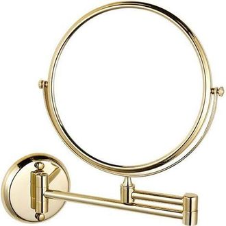 OEM Espejo De Maquillaje Plegable, Extensible, Giratorio Y De Doble Cara, De 8 Pulgadas, Para Montaje En Pared, Ideal Para El Ba&ntilde;o Y El Afeitado, Con Aume