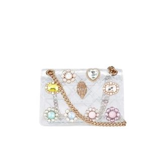 Kurt Geiger Mini Bags, female, White, Size: ONE SIZE Mini Vinyl Kensington Gem Bag