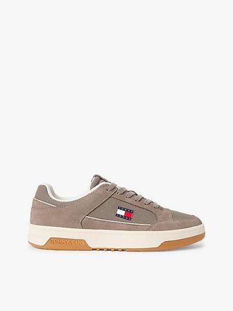 Tommy Hilfiger Canvas Leather Cupsole Trainers