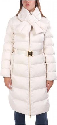 Elisabetta Franchi Mujer, Abrigos, Beige, Talla: XL