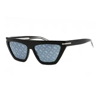 HUGO BOSS BOSS 1609/S 0807 MD Black/Grey Blue Monogram