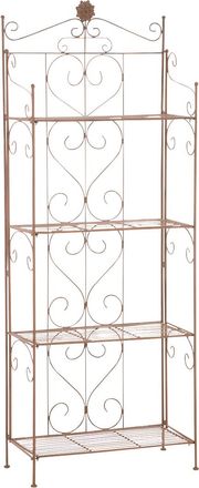 Clp Estanter&iacute;a Plegable Decorativa Lenja Marr&oacute;n Antiguo