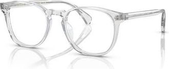 Oliver Peoples 49mm Round optical glasses in Transparent at Nordstrom