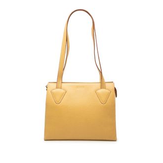 Loewe Pre-owned Womens Leather Tote - Beige - One Size