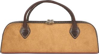 Jeffrey Campbell Inventor Handbag in Tan Suede Combo at Nordstrom
