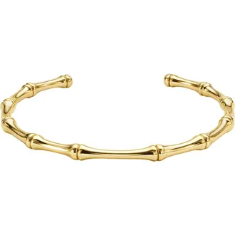 Argento Vivo Bamboo Cuff Bracelet in Gold at Nordstrom