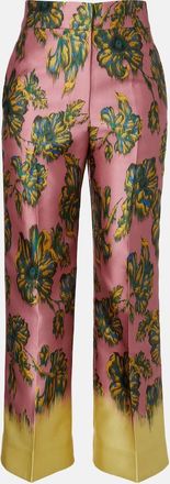 Alemais Al&eacute;mais Pantalones rectos Faye estampados