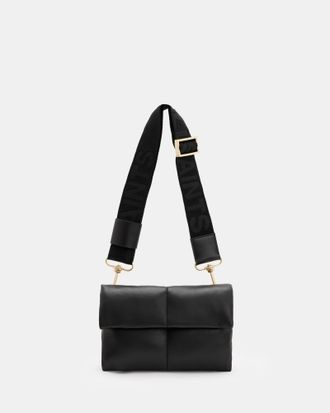 AllSaints Ezra Quilted Leather Crossbody Bag