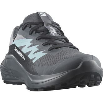 Salomon Trailrunningschuh SALOMON ALPHAGLIDE GORE-TEX W, Damen, Gr. 37, blau (turbulence, aruba blau, schwarz navy), Synthetik, Textil, Schuhe Trailrunningsch