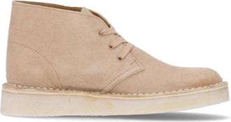 Clarks Tan Suede Mocassin Lifestyle Schoen - Heren - Veterlaarzen - Roze - 44 EU - Leer - Schoenen