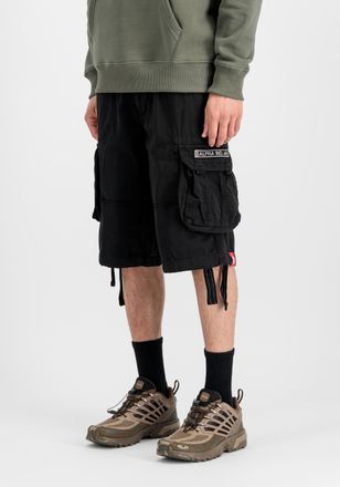 Alpha Industries Shorts ALPHA INDUSTRIES Jet Short, Herren, Gr. 27, Normalgr&ouml;ssen, schwarz, Obermaterial: 100% Baumwolle, Hosen Shorts